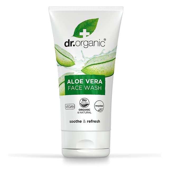 Dr. Organic Aloe Vera Face Wash, 150ml