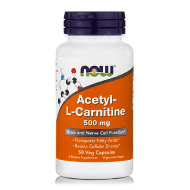 Now Acetyl L-Carnitine 500mg, 50's