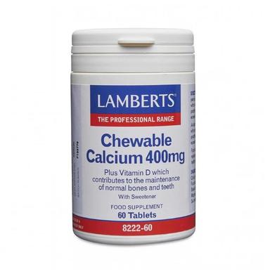 Lamberts Chewable Calcium 400mg, 60's