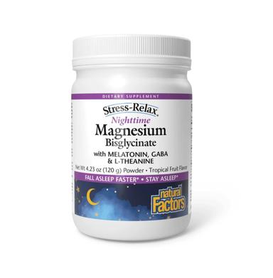 Natural Factors NightTime Magnesium Glycinate, 120grams