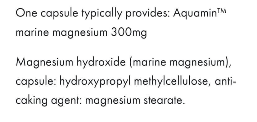 Higher Nature Super Magnesium 300mg, 90's