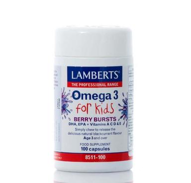 Lamberts Omega 3 for Kids Chewable, 100's