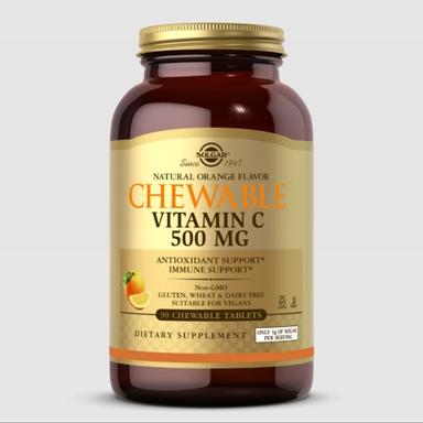 Solgar Vitamin C Chewable 500mg, 90's