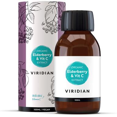 Viridian Organic Elderberry & Vitamin C Extract, 100ml