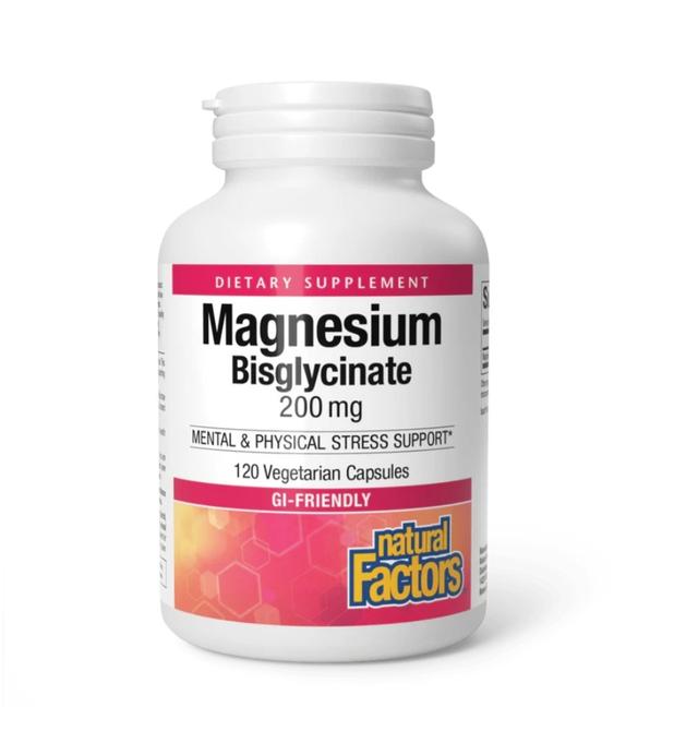 Natural Factors Magnesium Glycinate 200mg, 120's