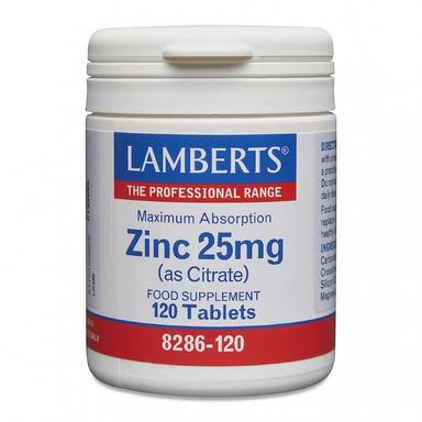 Lamberts Zinc(as Citrate) 25mg, 120's