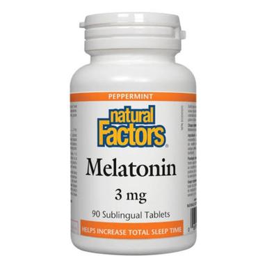 Natural Factors Melatonin 3mg, 90's