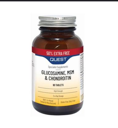 Quest Glucosamine, MSM & Chondroitin, 90's