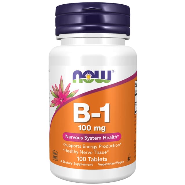 Now Vitamin B-1 Thiamin 100mg, 