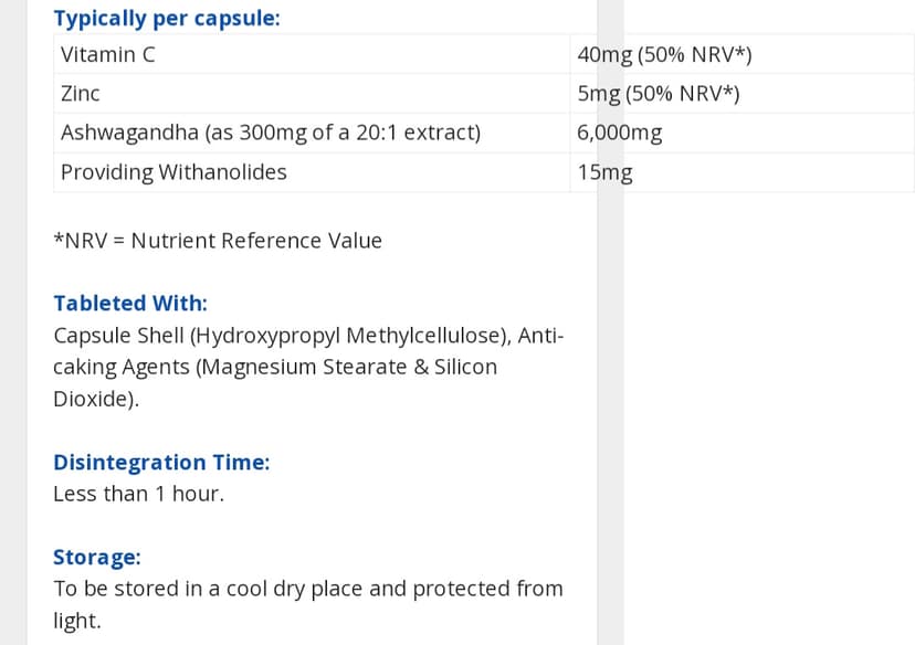 Lamberts Ashwagandha 6000mg, 60's