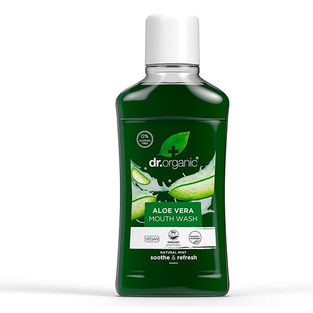 Dr. Organic Aloe Vera Mouth Wash, 500ml