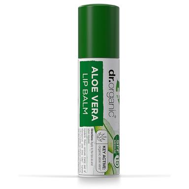 Dr. Organic Aloe Vera Lip Balm, 5.7ml