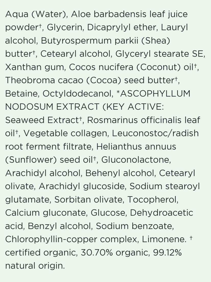 Dr. Organic Seaweed Ageless Daily Hydration Gel Cream, 50ml