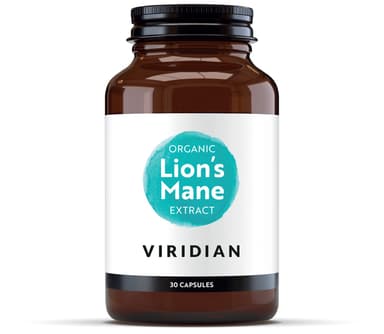 Viridian Lions Mane Extract 400mg, 30's