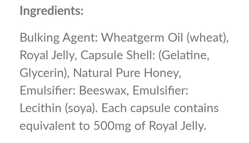 Power Health Royal Jelly 500mg, 30's