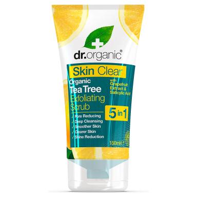 Dr. Organic Skin Clear Exfoliating Scrub, 150ml