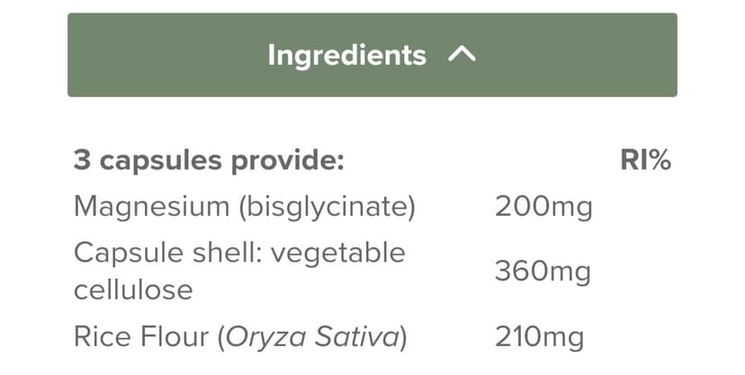 G&G Magnesium Bisglycinate 200mg, 90's