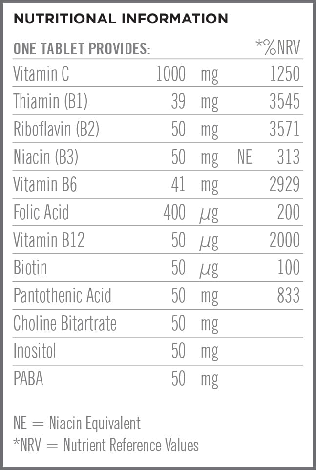 Quest Mega B Complex with Vitamin C, 30's