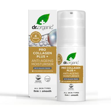 Dr. Organic Pro-Collagen AntiAging Moisturiser with Black Pearl, 50ml