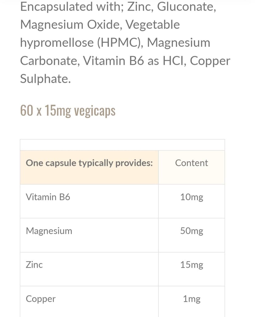 BioHealth Extra Zinc+ 15mg, 60's