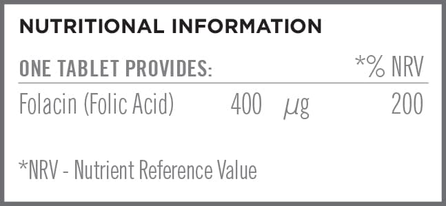 Quest Folic Acid 400mcg, 90's