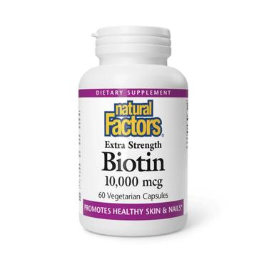 Natural Factors Biotin 10,000mcg, 60's