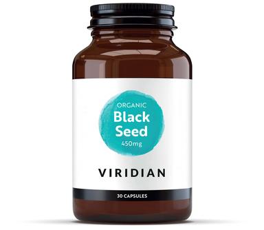 Viridian Organic Black Seed Oil Capsules 450mg, 30's
