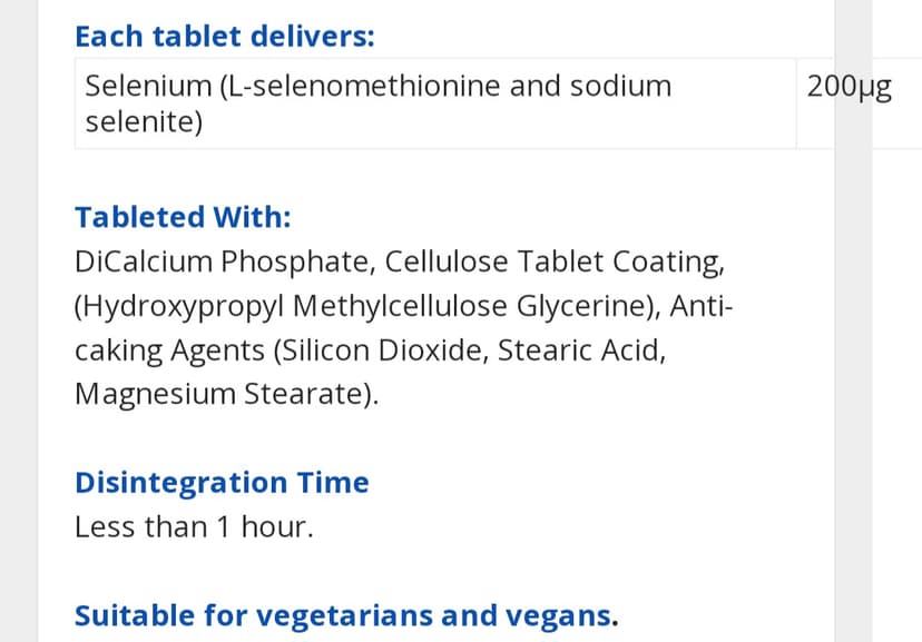 Lamberts Selenium 200mg with A, C & E, 100's