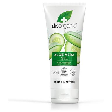 Dr. Organic Aloe Vera Gel with Cucumber and WitchHazel, 200ml