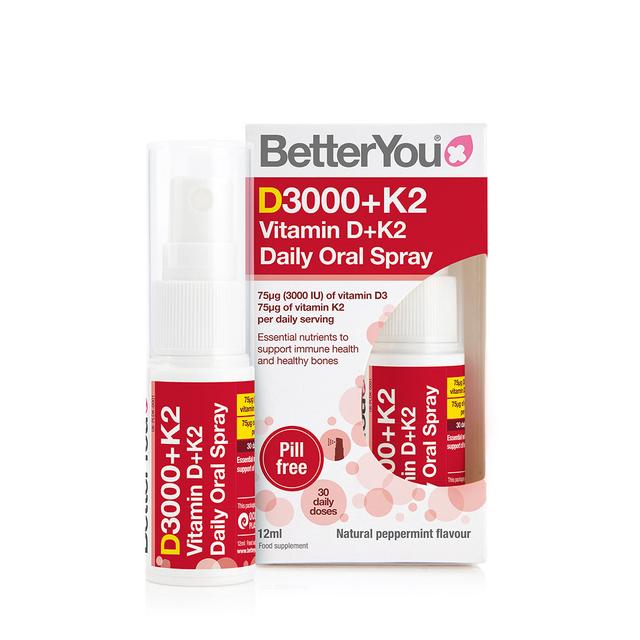 Better You Vitamin D3 and K2 Spray, 12ml