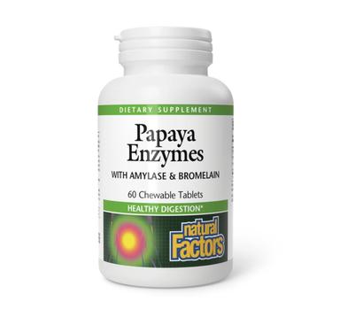 Natural Factors Papaya Enzyme, 60's